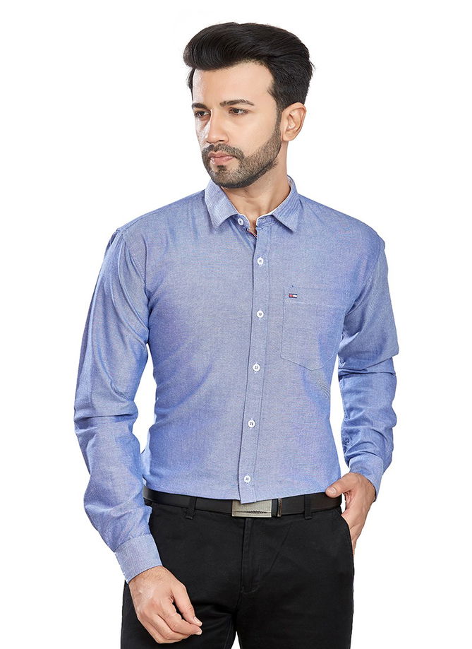 Outluk 1419 Oxford Cotton Regular Wear Mens Shirt Collection